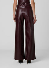 Load image into Gallery viewer, The Vegan Leather Mia Trouser - Cabernet
