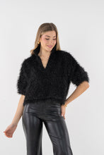 Load image into Gallery viewer, Estelle Top in Black Tie
