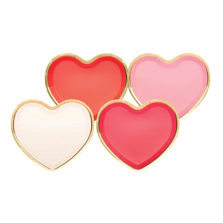 Love Notes Heart Salad Plates | Assorted