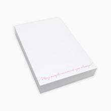 Load image into Gallery viewer, May Angels Surround You Always Notepad - Pink
