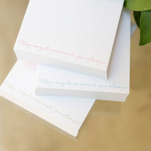 Load image into Gallery viewer, May Angels Surround You Always Notepad - Pink
