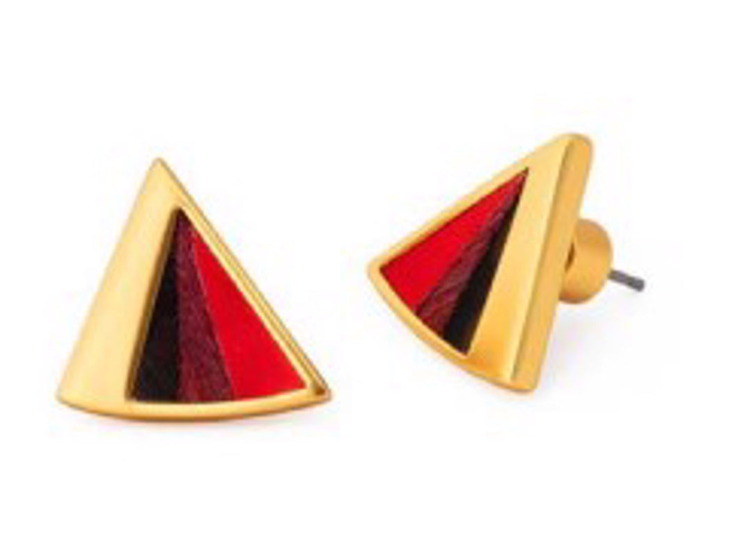 Rowan Triangle Stud Earrings