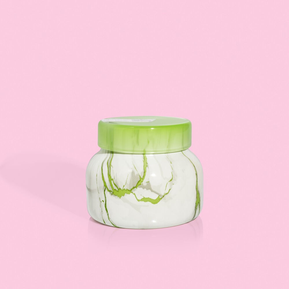 Honeydew Crush Petite Modern Marble Candle, 8 oz