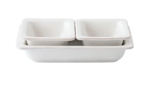 Puro Whitewash 3-Piece Hostess Set - Whitewash