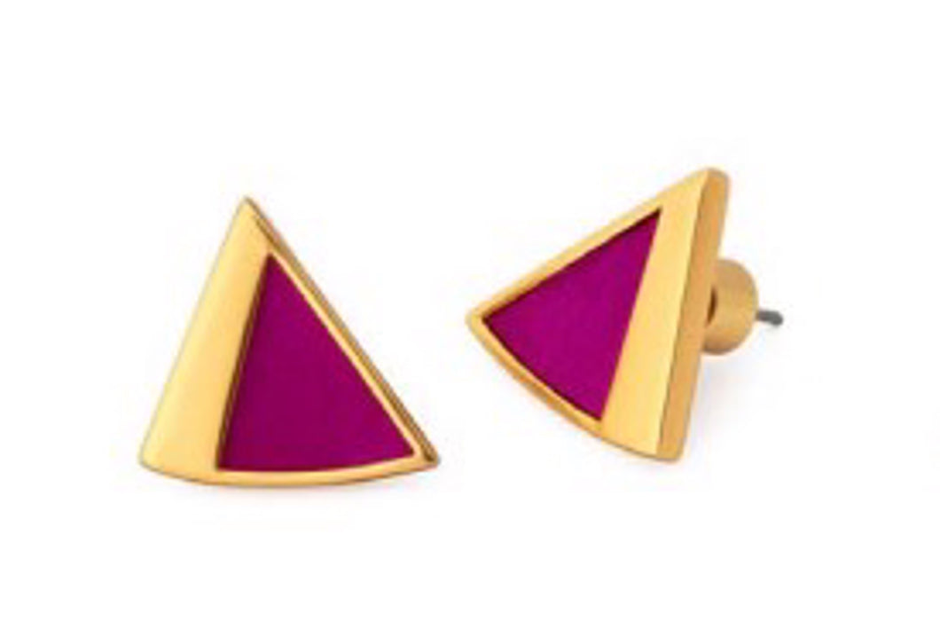 Amelia Triangle Stud Earrings