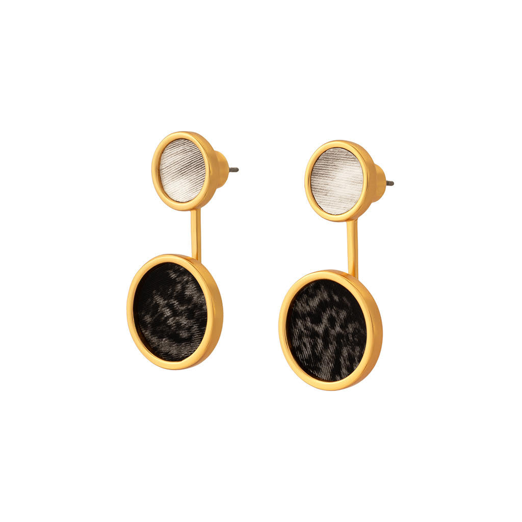 Riley Bezel Jacket Earring