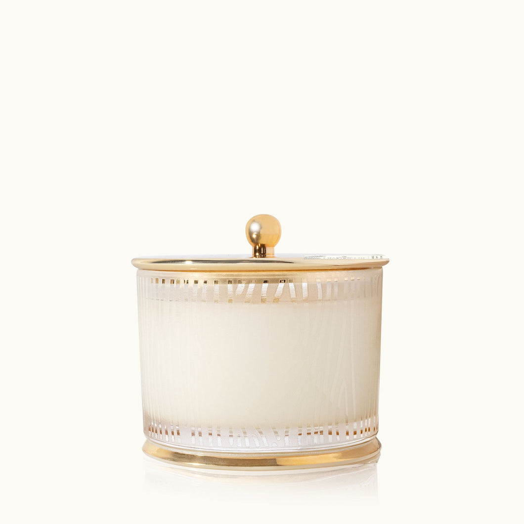 Frasier Fir Large Frosted Wood Grain Candle - 9oz
