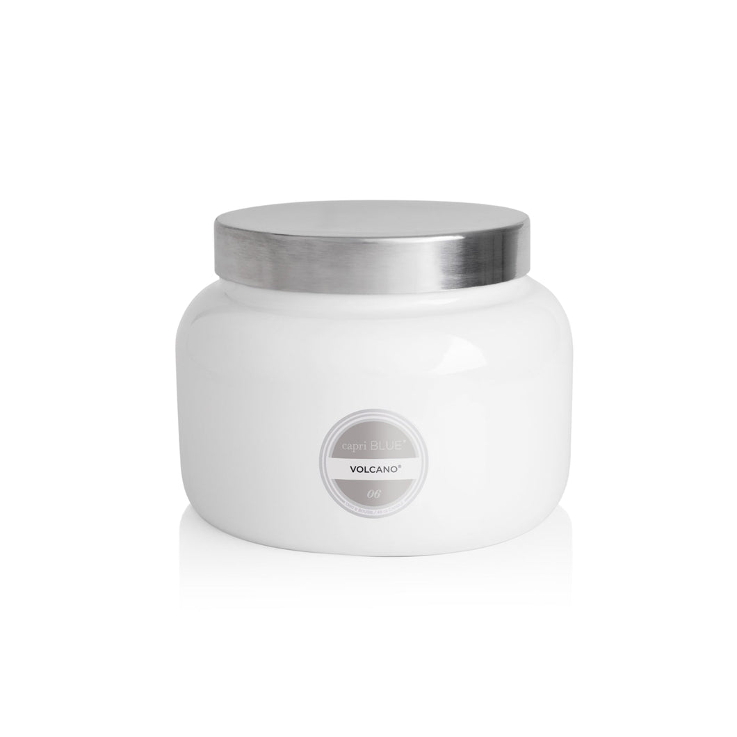 Volcano White Oversized Candle - 28oz