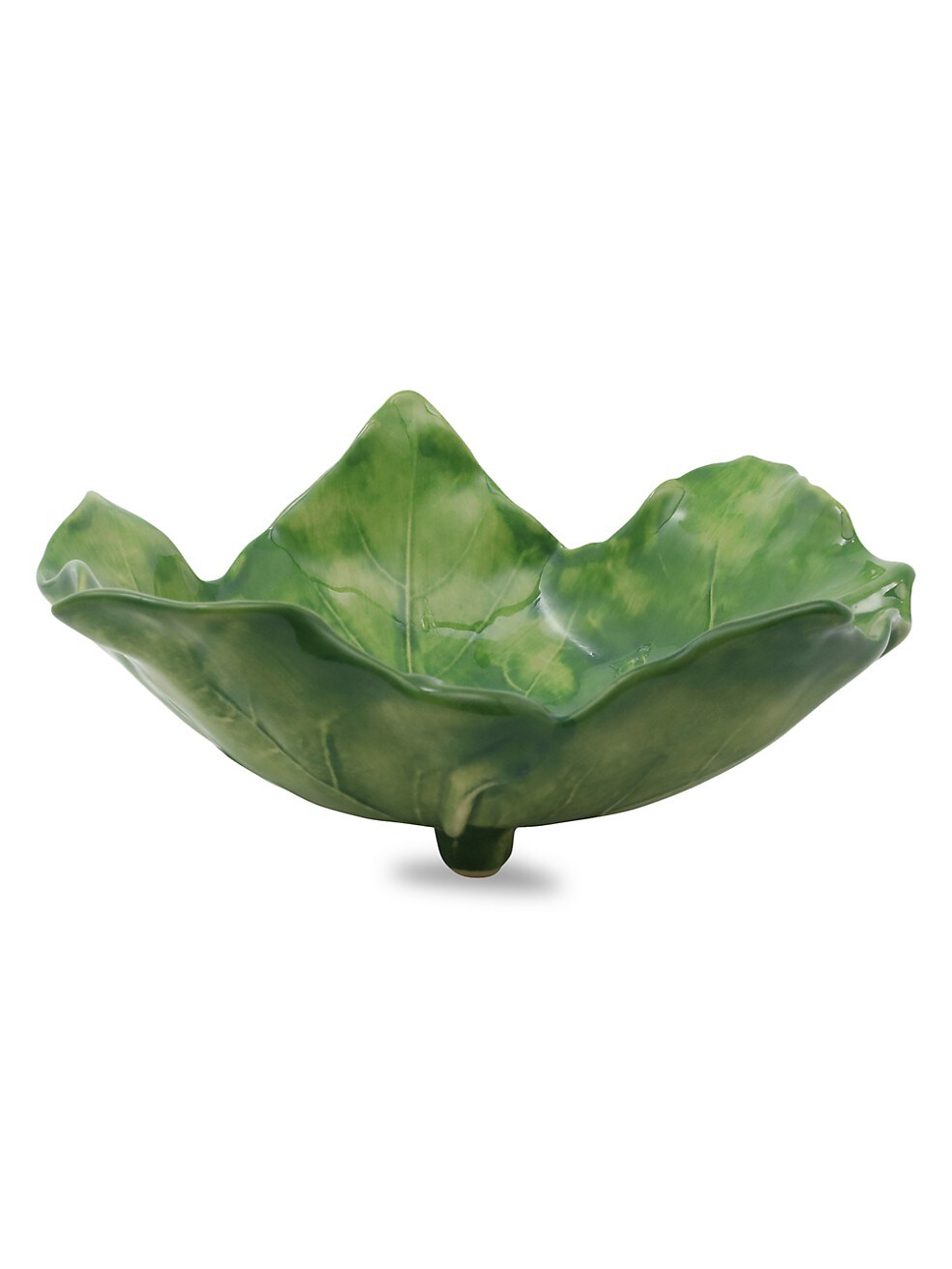 Foglia Stone Footed Berry Bowl