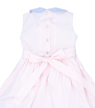 Load image into Gallery viewer, Pink And Blue Hand Smocked Dress
