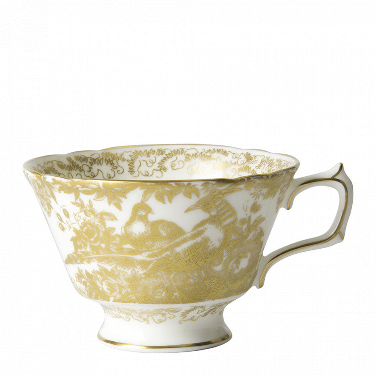 Gold Aves Tea Cup