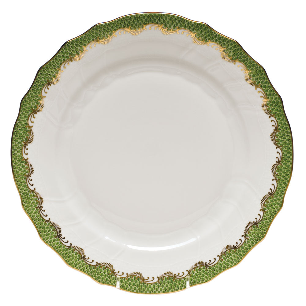 Fish Scale Evergreen Dinner Plate