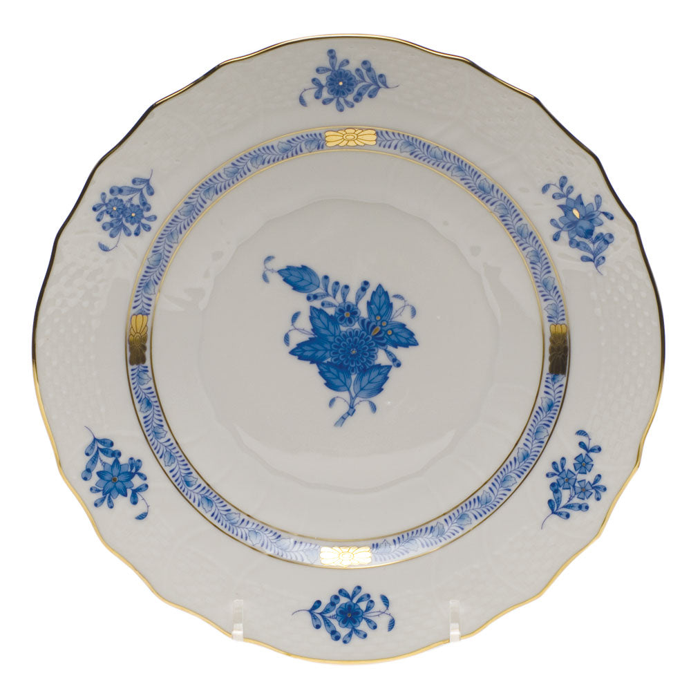 Chinese Bouquet Garland Blue Salad Plate