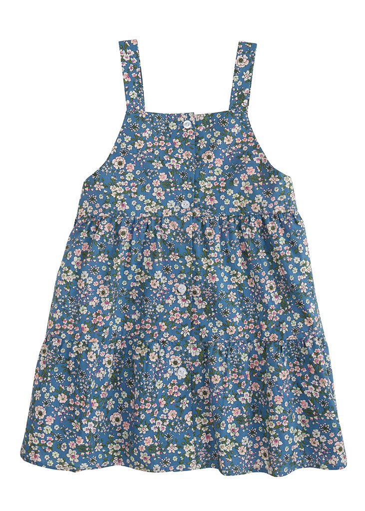 Beatrice Pinafore - Blue Primrose