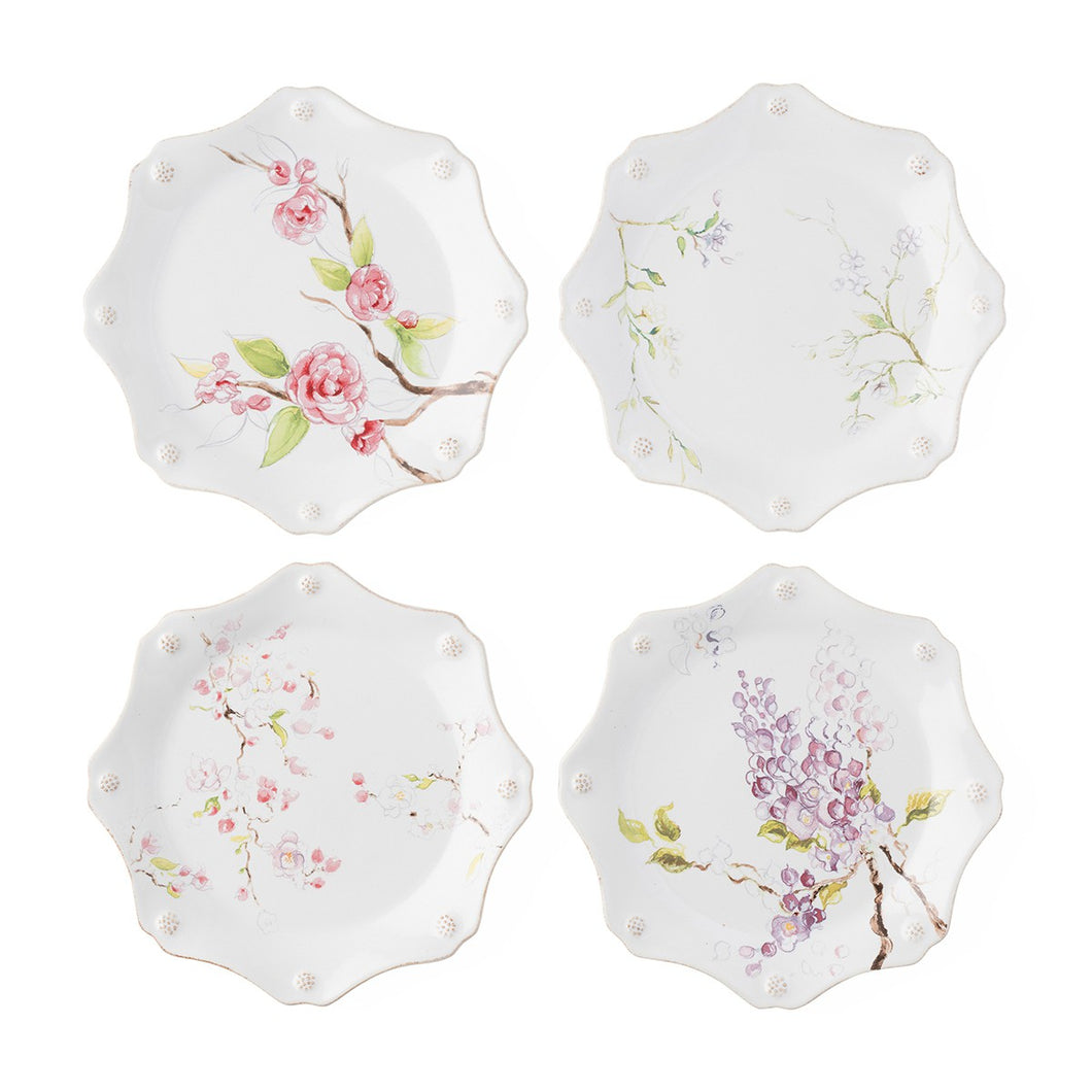Berry & Thread Floral Sketch Assorted Set/4