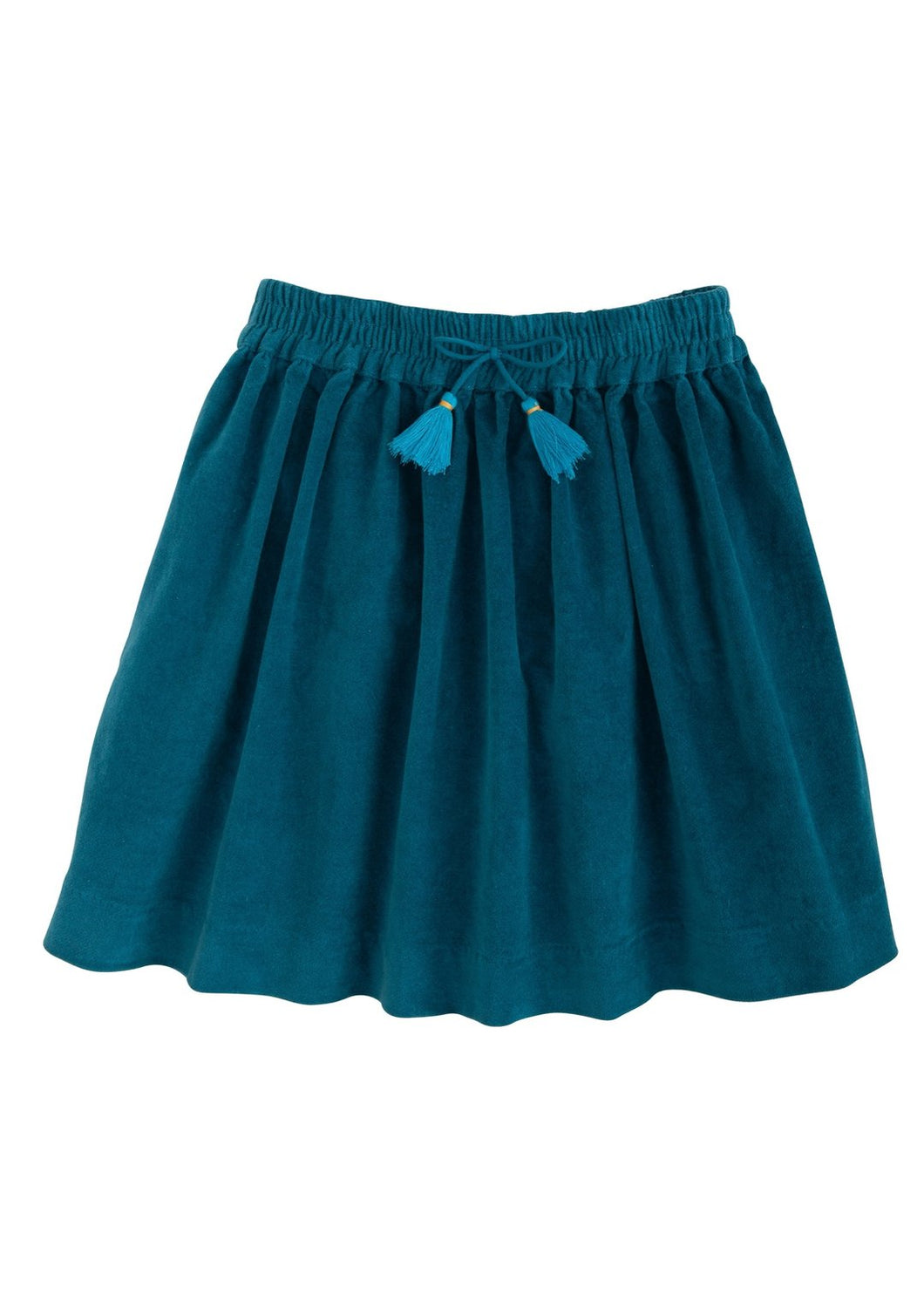 Circle Skirt- Turquoise Velvet