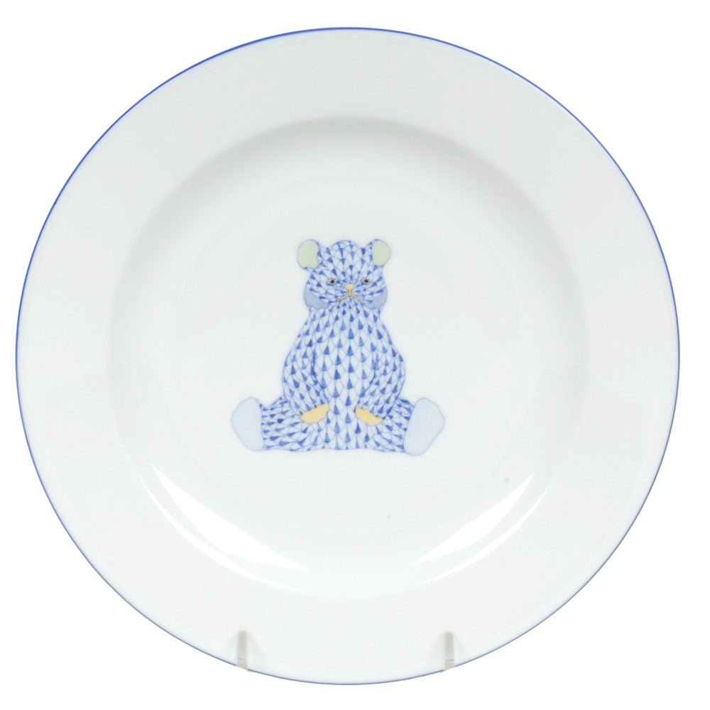 Plate Bear Blue