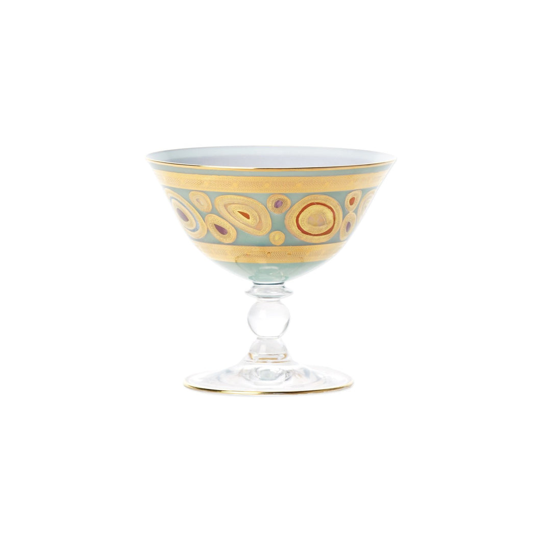 Regalia Dessert Bowl Aqua