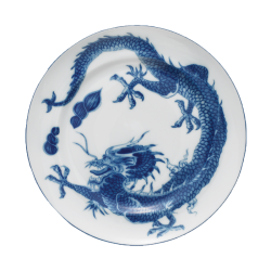 Blue Dragon Dessert Plate