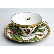 Wildberry Red Teacup & Saucer